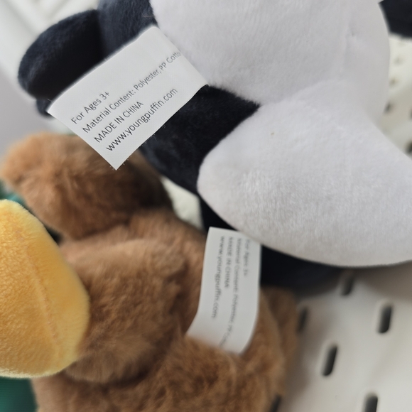 YOUNG PUFFIN & THE MONSTER Plush Toy Set Owl & Puffin Storybook Duo Collector's‎ - Picture 7 of 9